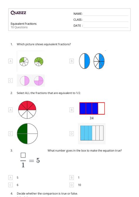 50+ Fractions worksheets for 3rd Grade on Quizizz | Free & Printable