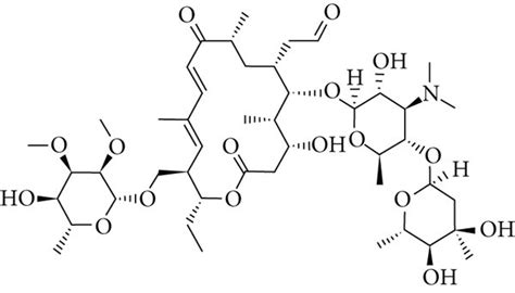 (a) Lincomycin antibiotic chemical structure; (b) tylosin antibiotic... | Download Scientific ...