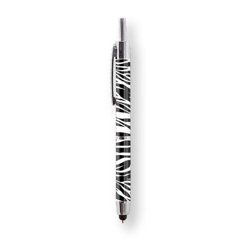 Zebra Print Stylus Pen | Retractable Premier Series Stylus Pen – ReTrak