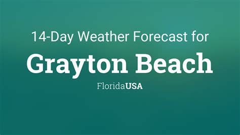 Grayton Beach, Florida, USA 14 day weather forecast