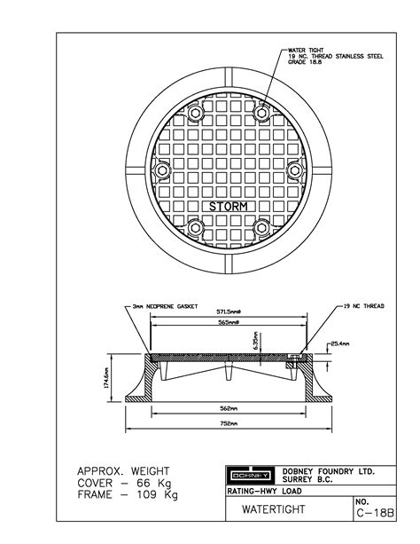 Manhole Frames & Covers — Dobney Foundry Ltd.