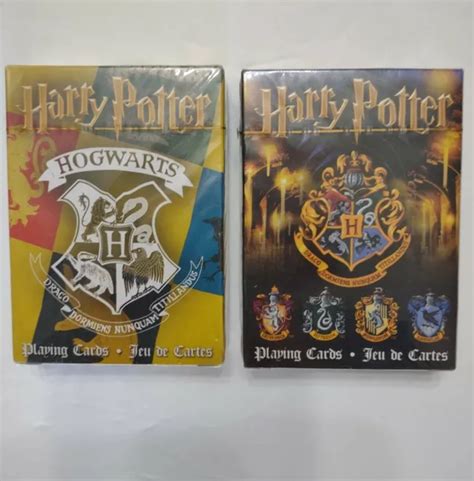 HARRY POTTER HOUSE Crests Playing Cards 2 pk! New! FREE SHIPPING $14.59 - PicClick