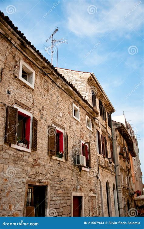 Old Traditional Istrian Stone Houses in Croatia Stock Image - Image of ...