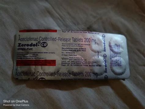 Aceclofenac Controlled Release Tablets at Rs 700/box | Mota Varachha | Surat | ID: 2849763129262