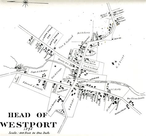 westport map 1 - Westport Historical Society