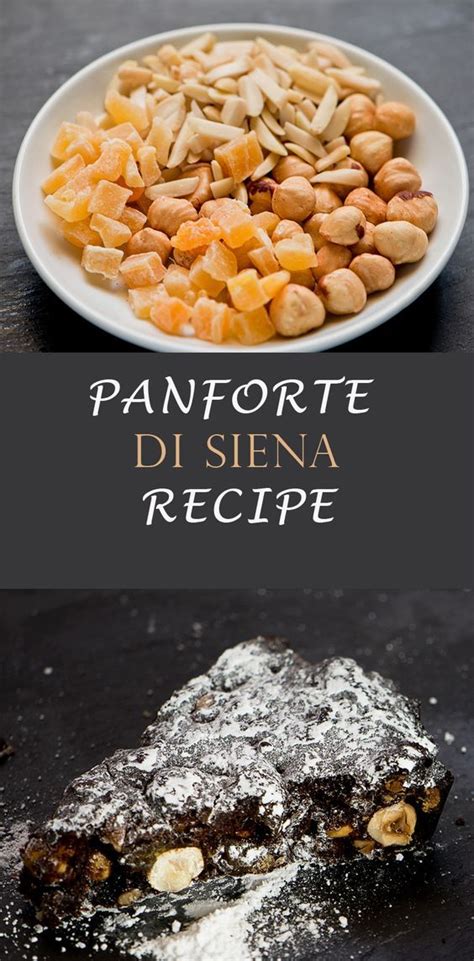 PANFORTE DI SIENA CAKE RECIPE - Chefjar | Recipe | Panforte, Recipes, Cake recipes