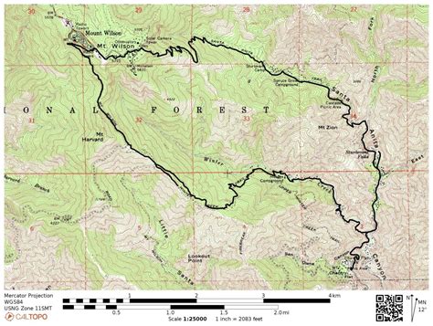 Mount Wilson Via Chantry Flat - Backcountry Sights