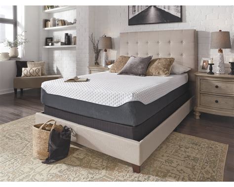 Signature Design By Ashley - 12 Inch Chime Elite Full Mattress - White ...