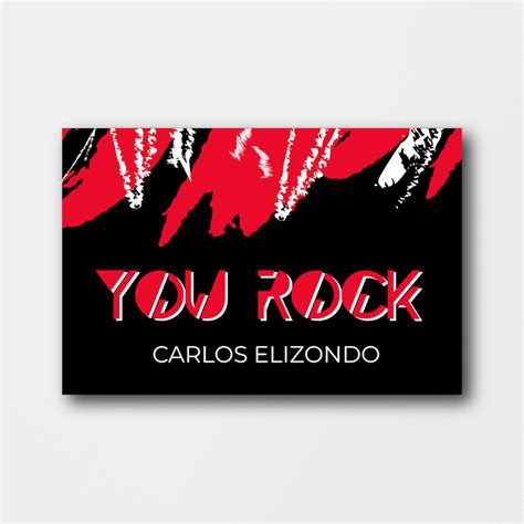 YOU ROCK CARD – Micheline