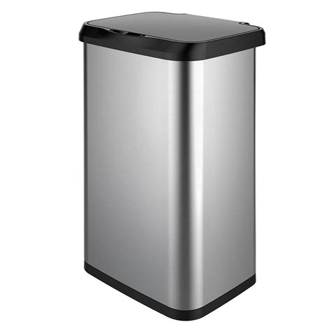 GLAD 20G Stainless Steel Sensor Trash Can with Clorox Odor Protection Lid | Fits Kitchen Pro 20 ...