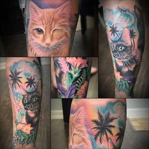 My cats. cattoo cat tattoo sleeve | Tattoos, Sleeve tattoos, Cat tattoo