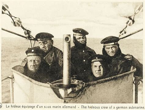 The crew of a German submarine First World War available as Framed Prints, Photos, Wall Art and ...