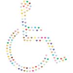 Disabled people vector sign | Free SVG
