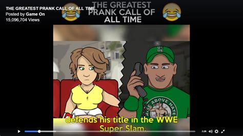 Someone turned the John Cena prank call into a video. Using Bitstrips ...