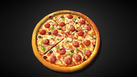 Pizza 3D models - Sketchfab