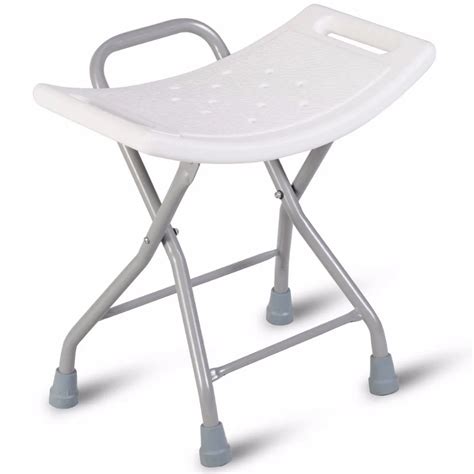 Giantex Folding Shower Chair Medical Bath Bench Bathtub Stool Seat ...