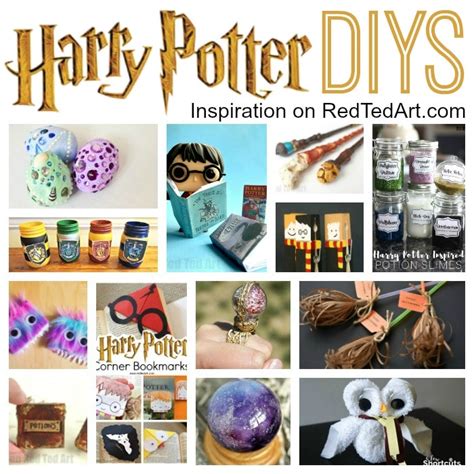 DIY Harry Potter Crafts & Ideas - Red Ted Art - Make crafting with kids ...