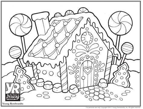 Gingerbread Coloring Pages Coloring Pages Gingerbreadhouse Coloringpage Bw Gingerbread House ...