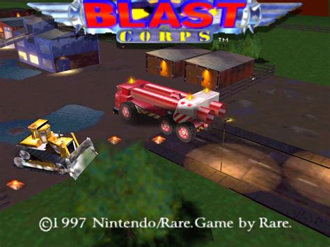 Blast Corps (1997) Get Moving, N64, The Old Days, Graphic Card ...