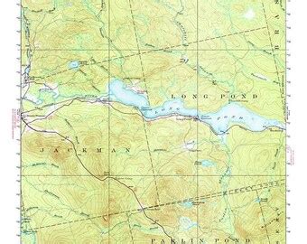 Thorndike Maine Maps - Etsy