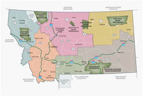 Map Of Montana State Parks