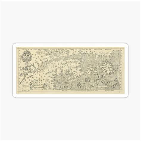 "Vintage Map of Canada 1862" Sticker for Sale by AJS-Designs | Redbubble