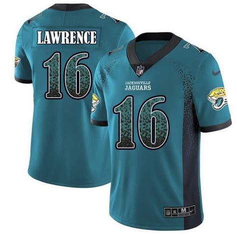 Jaguars Trevor Lawrence Limited Drift Rush Fashion Jersey – US Sports ...