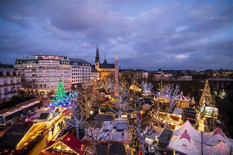 Luxembourg city Christmas Market – Stock Images Luxembourg