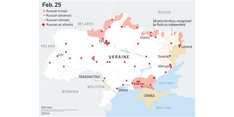 Maps Depicting Russia’s 100-Day Invasion