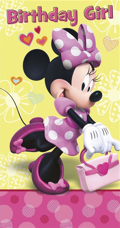 Personalised Minnie Mouse Birthday Card Design | ubicaciondepersonas ...