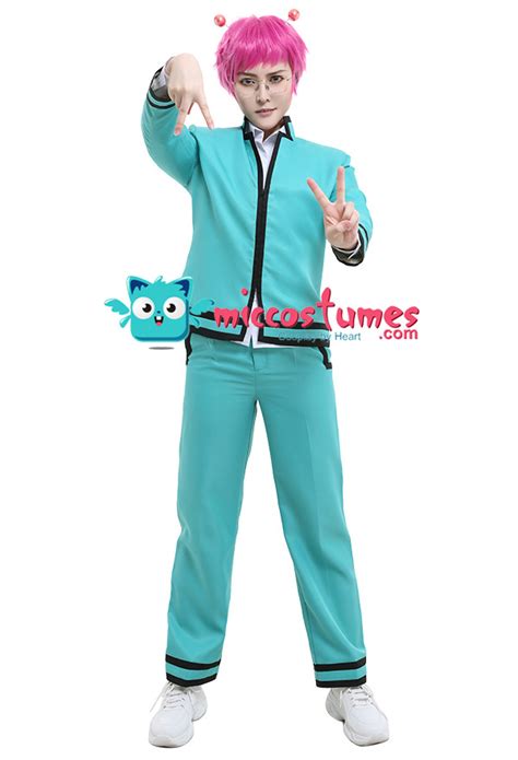 The Disastrous Life of Saiki K Saiki Kusuo Cosplay Costume Stand Collar School Uniform Style ...