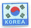 1:6 scale South Korean Flag Sleeve Patch | ONE SIXTH SCALE KING!