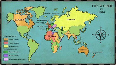 Countries In First World War On Map – Get Latest Map Update