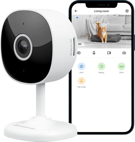 Amazon.com : WiFi Camera 2K, Galayou Indoor Home Security Cameras for ...