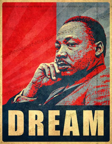 Martin Luther King I Have a Dream Poster | Etsy