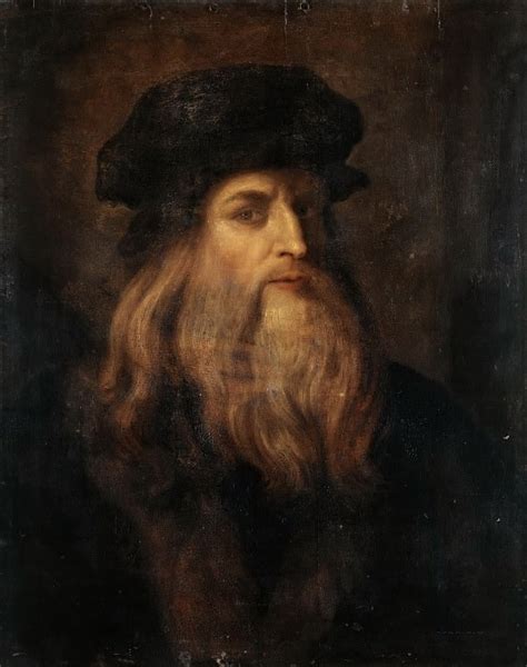 Anonymous Artist 17c Presumed Portrait of Leonardo da Vinci — Leonardo ...