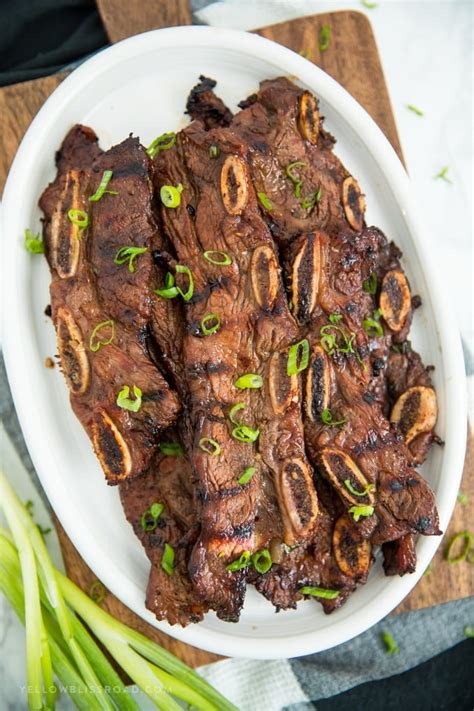 Korean Style Beef Ribs Marinade Recipe - Phillips Whilich