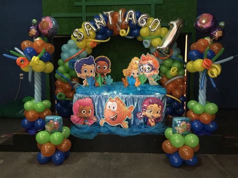 Pin by Gloria Norman on Eason 1 birthday party | Bubble guppies ...