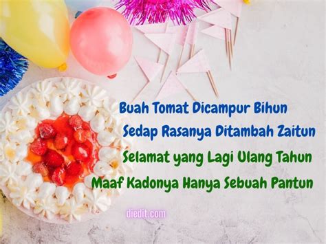 85 Pantun Ulang Tahun buat Sahabat, Pacar, Ayah Ibu, dan Lainnya | diedit.com