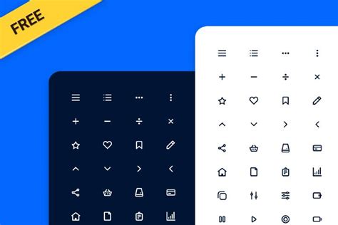 Figma Free Essential Icons Set | UI4Free