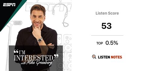 I'm Interested with Mike Greenberg (podcast) - ESPN, Mike Greenberg | Listen Notes