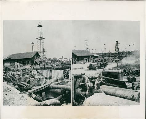 1945 World War II Tarakan Oil Field Taken by Allies Original News ...