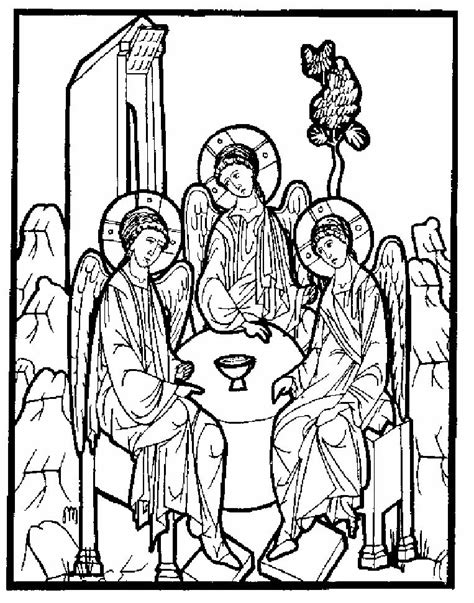 Printable Orthodox Icon Coloring Pages