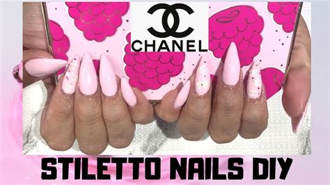 Pink Chanel Nail Designs