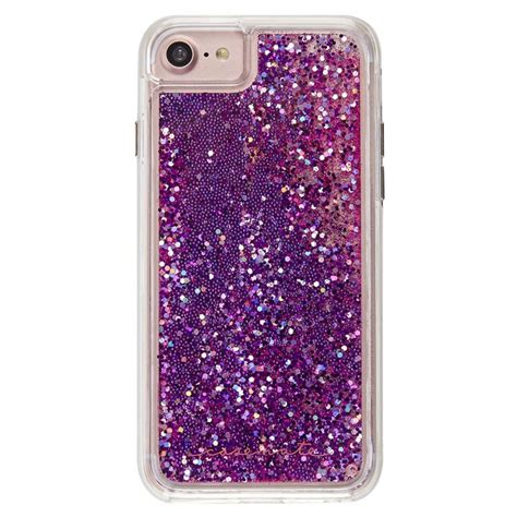 Case-Mate - iPhone 7 Case - Waterfall - Cascading Liquid Glitter - for ...