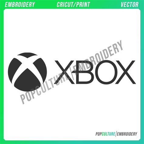 Xbox - Official Logo for Embroidery & Vector • Pop Culture Embroidery ...