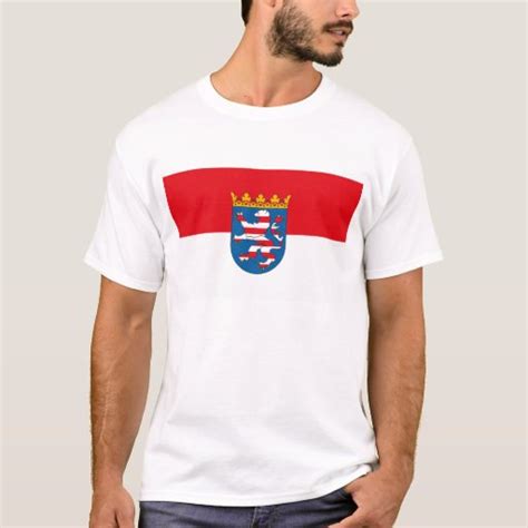 Hessen Flag T-shirt | Zazzle