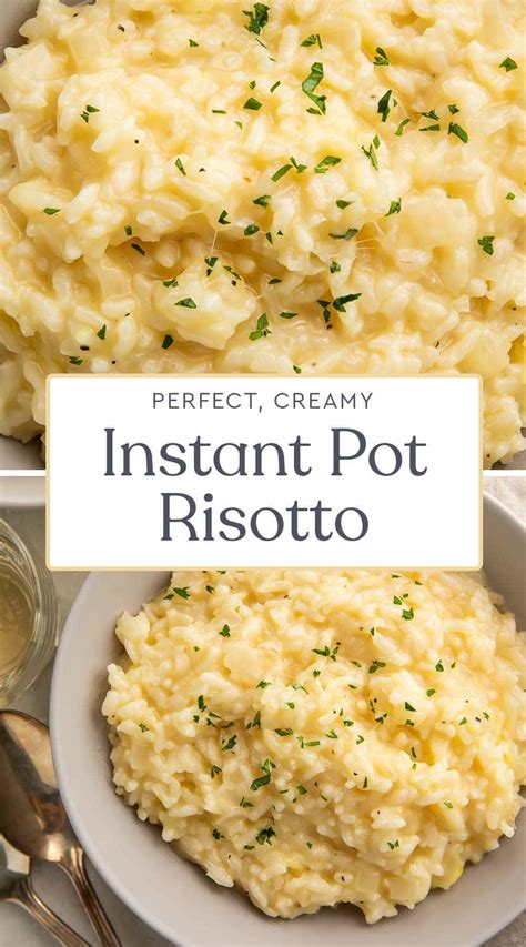 Instant Pot Risotto with Parmesan and White Wine - 40 Aprons