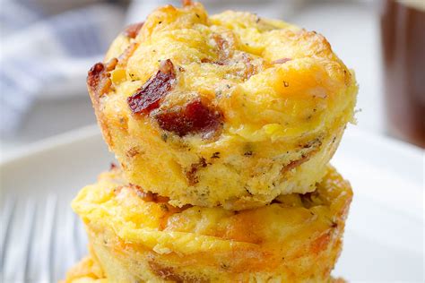 Cheesy Bacon Egg Muffins Recipe – How to Make Egg Muffins — Eatwell101