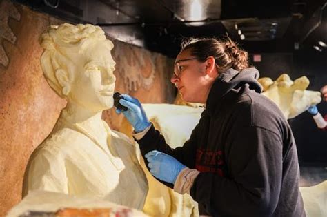 Ohio State Fair honors inventors with 2023 butter cow sculpture ...